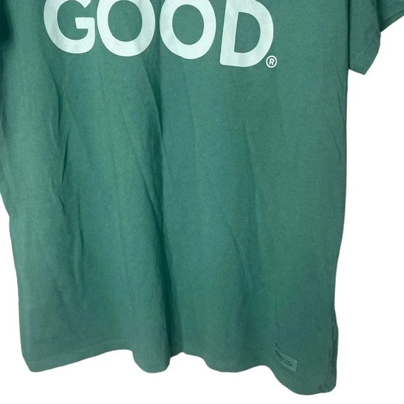 Life is Good Women’s Green Graphic T-Shirt Size Large - Picture 4 of 6